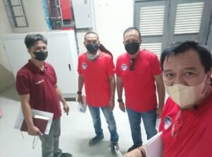 THE TEAM DURING TURN-OVER